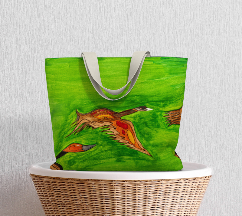 "The Flying Journey" by Elder Ma-Nee Chacaby - Market Tote Bag