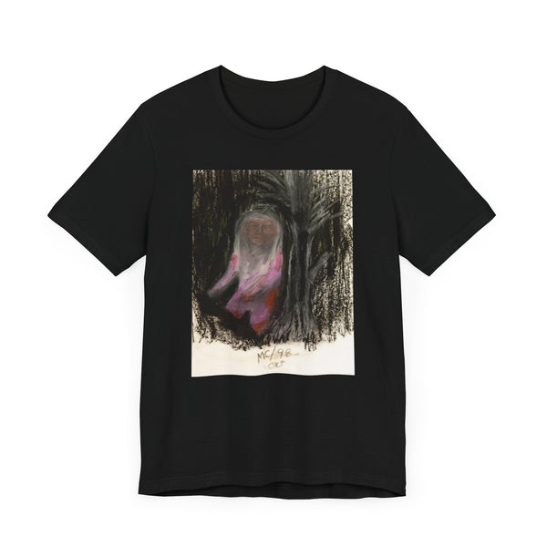 "The Ghost of Ma-Nee Coming Out" by Elder Ma-Nee Chacaby - All-Genders T-shirt