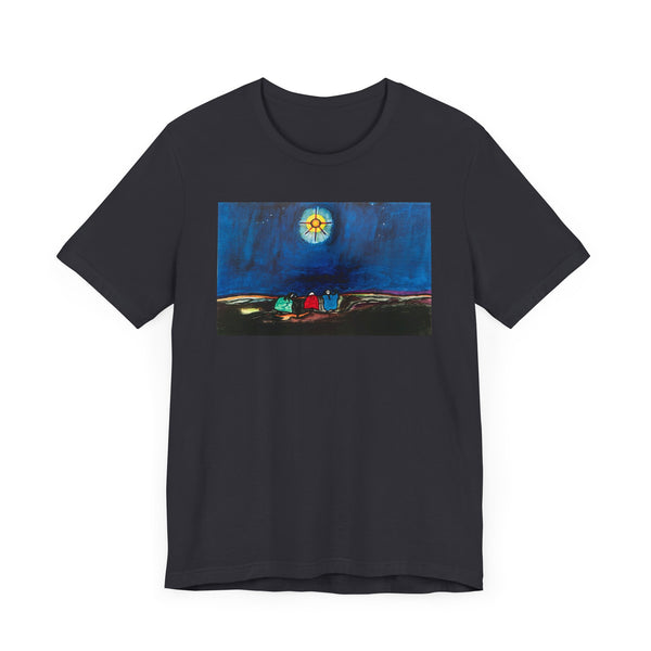 "Three Sisters Travelling" by Elder Ma-Nee Chacaby - All-Genders T-shirt