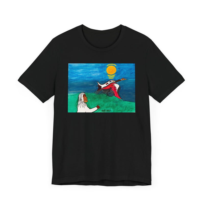 "Ma-Nee's Goose 8th Teaching is Forgiveness" by Elder Ma-Nee Chacaby - All-Genders T-shirt