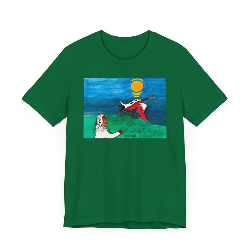 "Ma-Nee's Goose 8th Teaching is Forgiveness" by Elder Ma-Nee Chacaby - All-Genders T-shirt