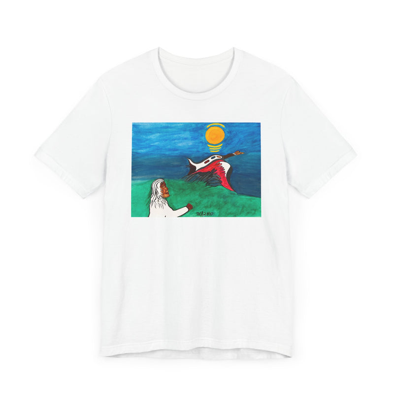 "Ma-Nee's Goose 8th Teaching is Forgiveness" by Elder Ma-Nee Chacaby - All-Genders T-shirt