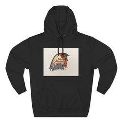 "Windigo Spirit in My Mind" by Elder Ma-Nee Chacaby - All-Genders Pullover Hoodie