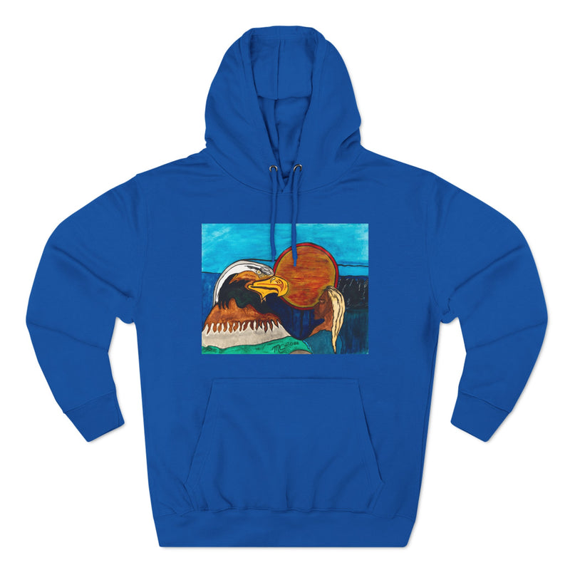 "Spirit of the Storm Eagle" by Elder Ma-Nee Chacaby - All-Genders Pullover Hoodie