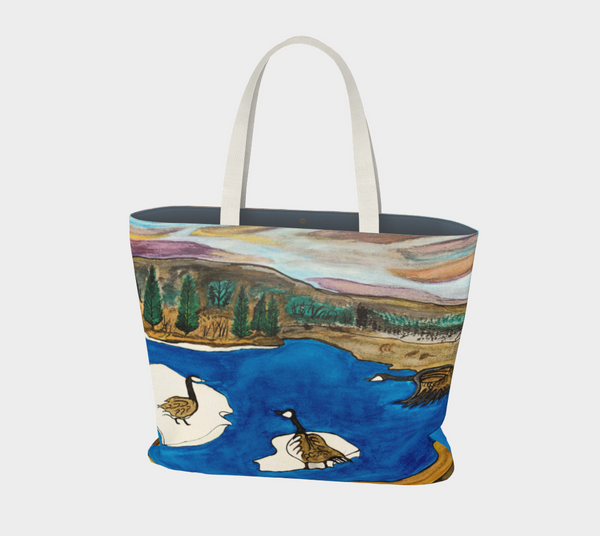 "Spirit Birds Coming Home" by Elder Ma-Nee Chacaby - Market Tote Bag