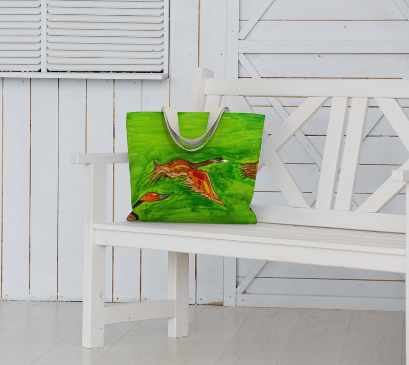 "The Flying Journey" by Elder Ma-Nee Chacaby - Market Tote Bag