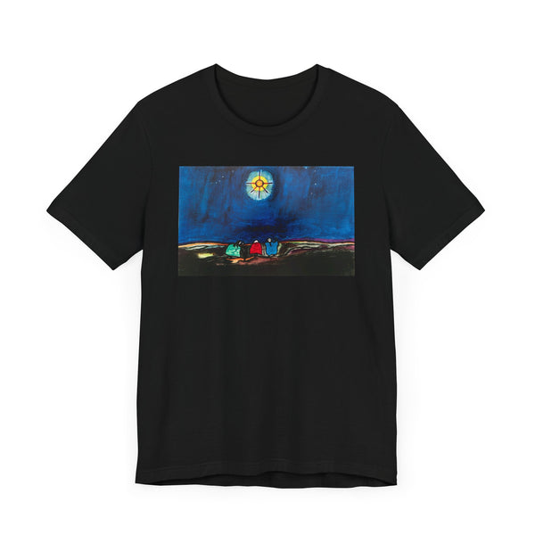 "Three Sisters Travelling" by Elder Ma-Nee Chacaby - All-Genders T-shirt