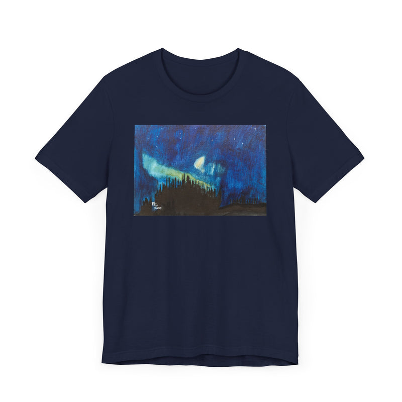 "Dancers in Northern Lights" by Elder Ma-Nee Chacaby - All-Genders T-shirt