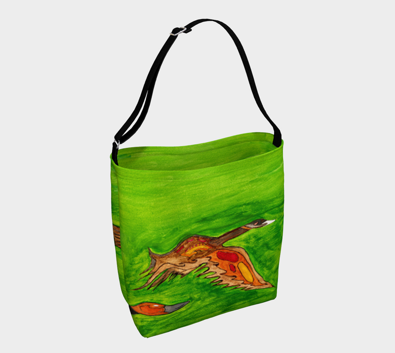 "The Flying Journey" by Elder Ma-Nee Chacaby - Stretchy Tote Bag