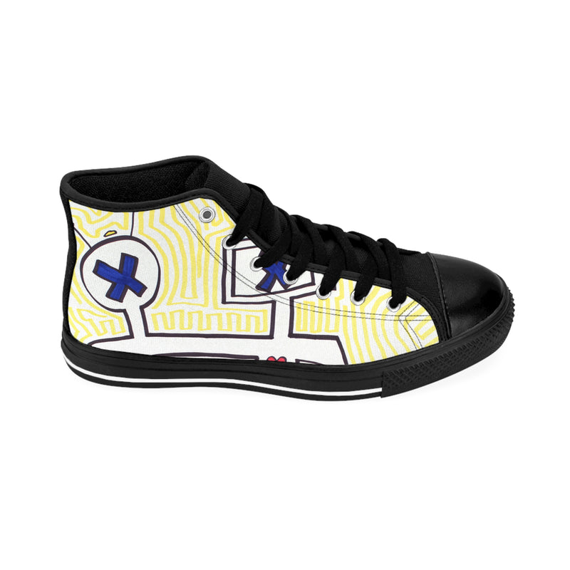 "Connection" by Edward K. Weatherly - Men's High-Top Sneakers