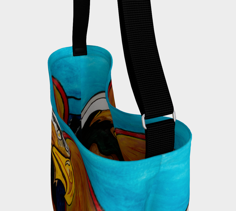 "Spirit of the Storm Eagle" by Elder Ma-Nee Chacaby - Stretchy Tote Bag