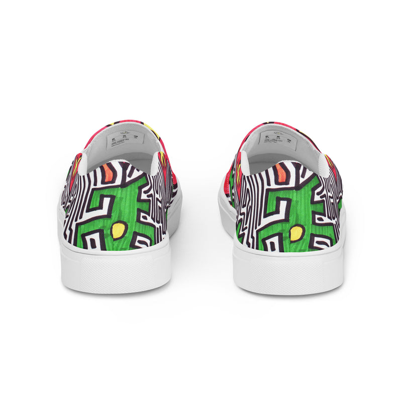 "The Love Aliens Family" by Edward K. Weatherly - Women’s Slip-On Shoes