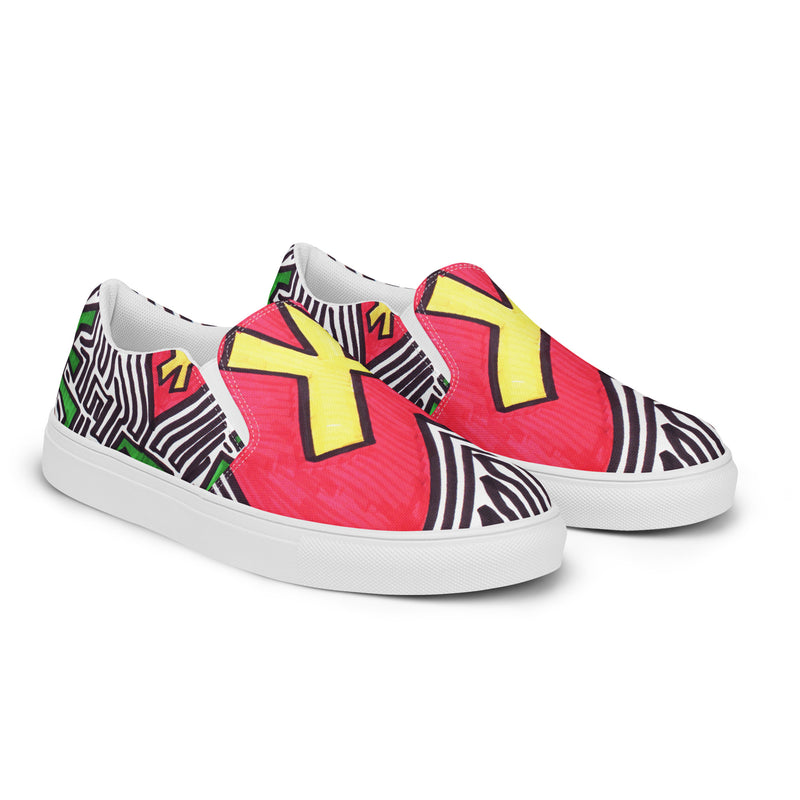 "The Love Aliens Family" by Edward K. Weatherly - Women’s Slip-On Shoes