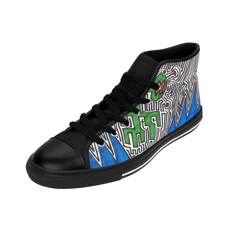 "Passage" by Edward K. Weatherly - Men's High-Top Sneakers