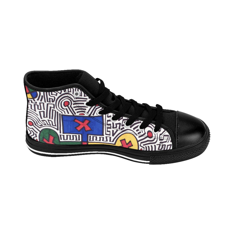 "Process" by Edward K. Weatherly - Men's High-Top Sneakers