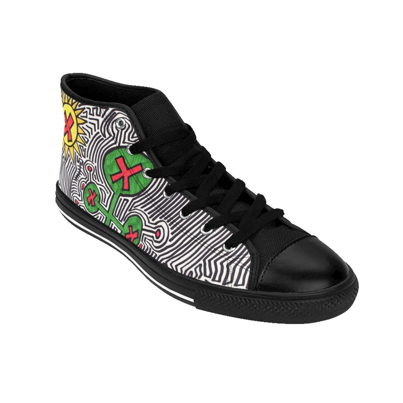 "Passage" by Edward K. Weatherly - Men's High-Top Sneakers