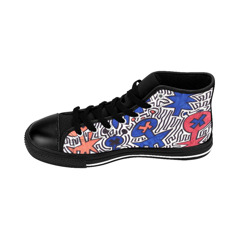 "Urgent" by Edward K. Weatherly - Women's High-Top Sneakers