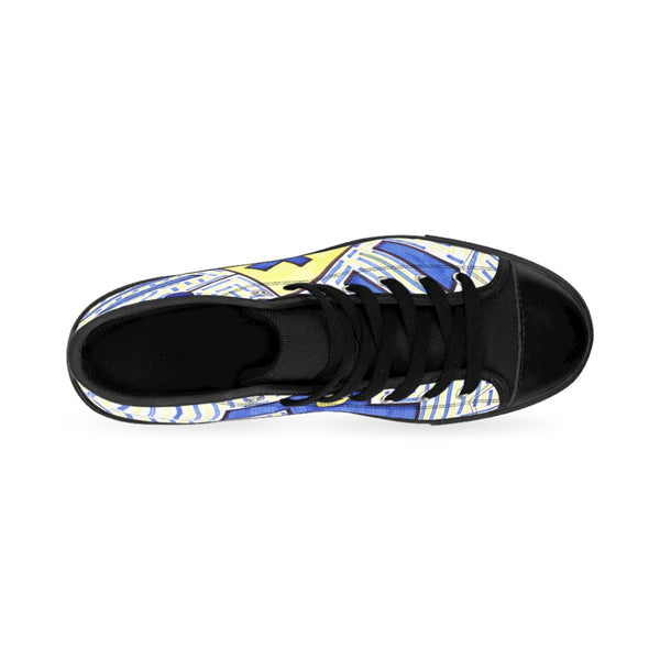 "Wired" by Edward K. Weatherly - Women's High-Top Sneakers