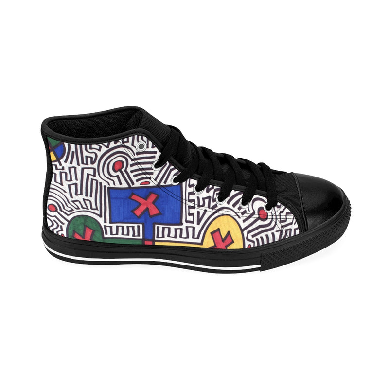 "Process" by Edward K. Weatherly - Women's High-Top Sneakers