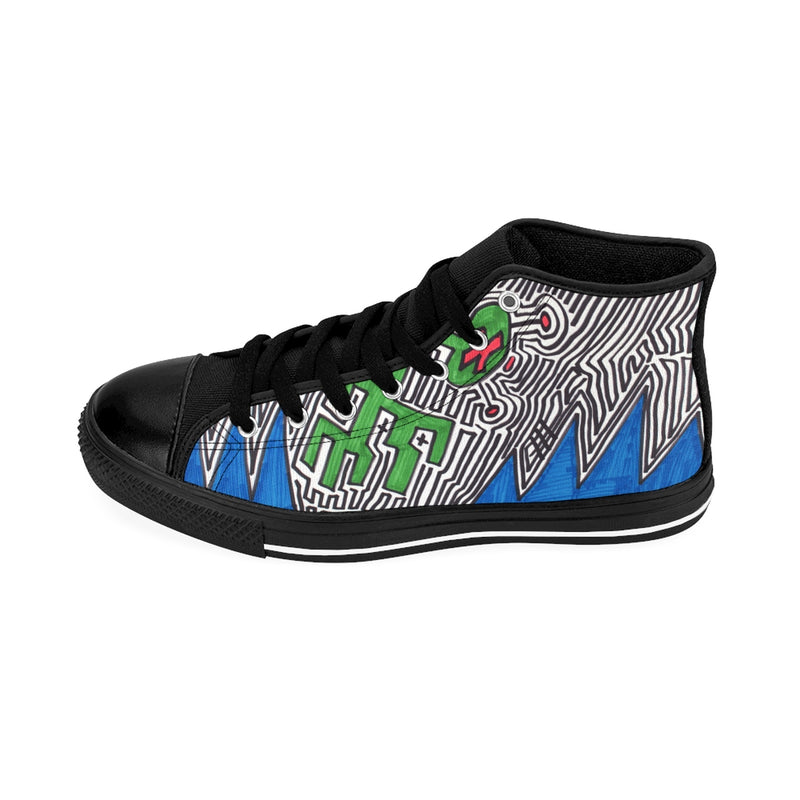 "Passage" by Edward K. Weatherly - Men's High-Top Sneakers