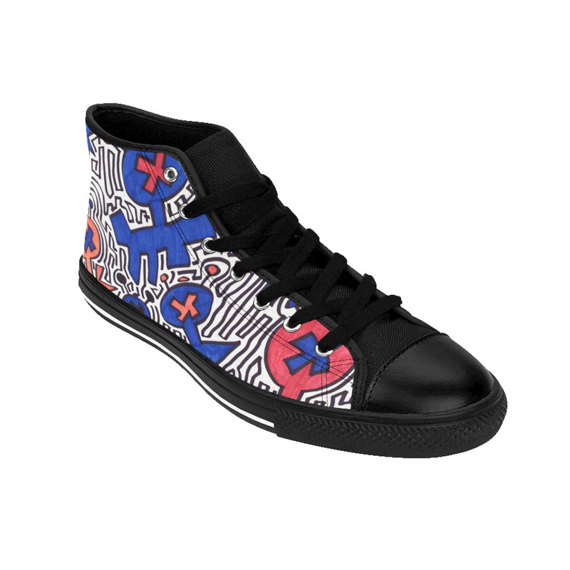 "Urgent" by Edward K. Weatherly - Women's High-Top Sneakers