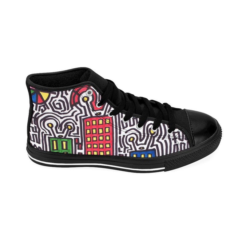 "Home" by Edward K. Weatherly - Women's High-Top Sneakers