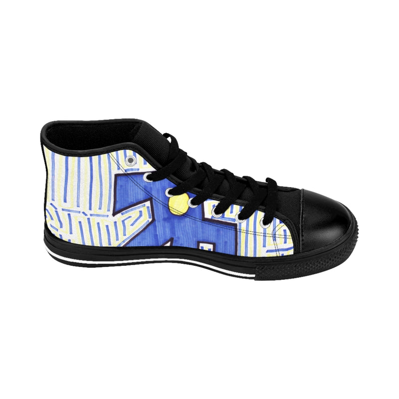 "Wired" by Edward K. Weatherly - Women's High-Top Sneakers