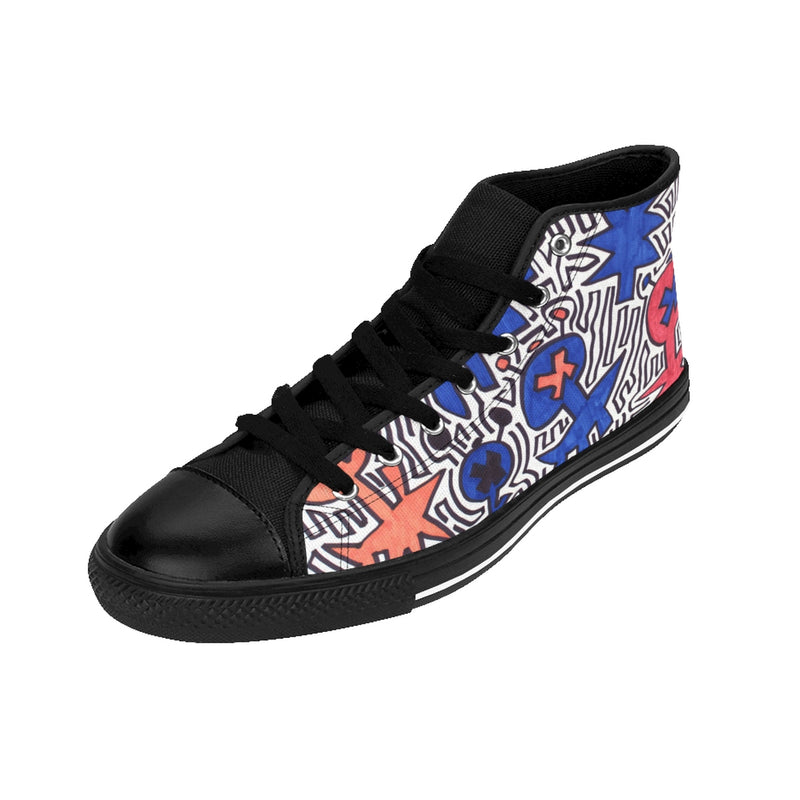 "Urgent" by Edward K. Weatherly - Women's High-Top Sneakers