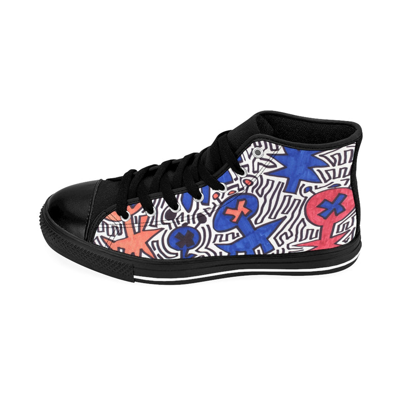 "Urgent" by Edward K. Weatherly - Women's High-Top Sneakers