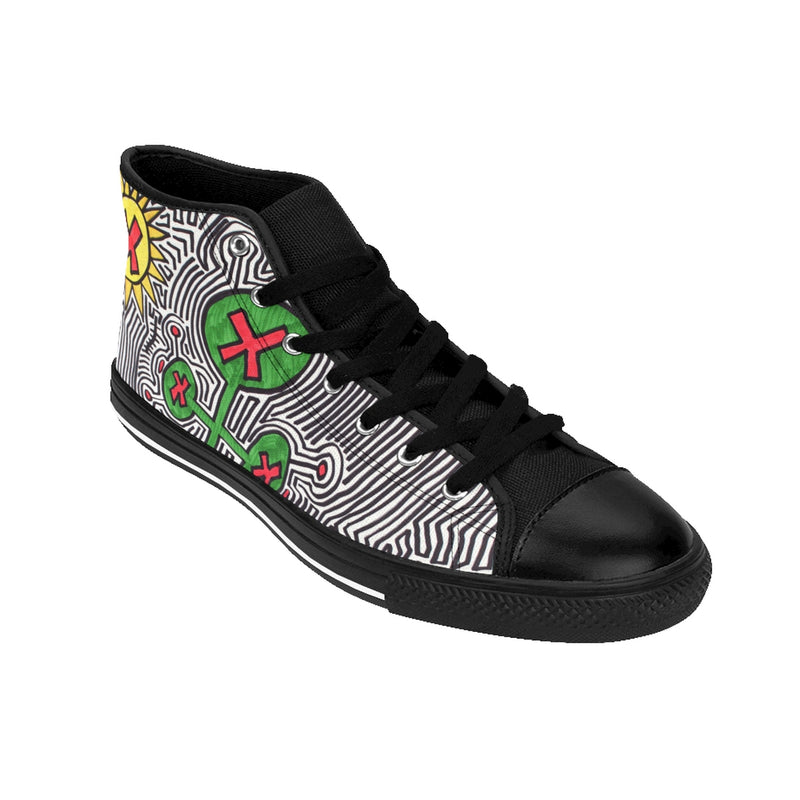 "Passage" by Edward K. Weatherly - Women's High-Top Sneakers