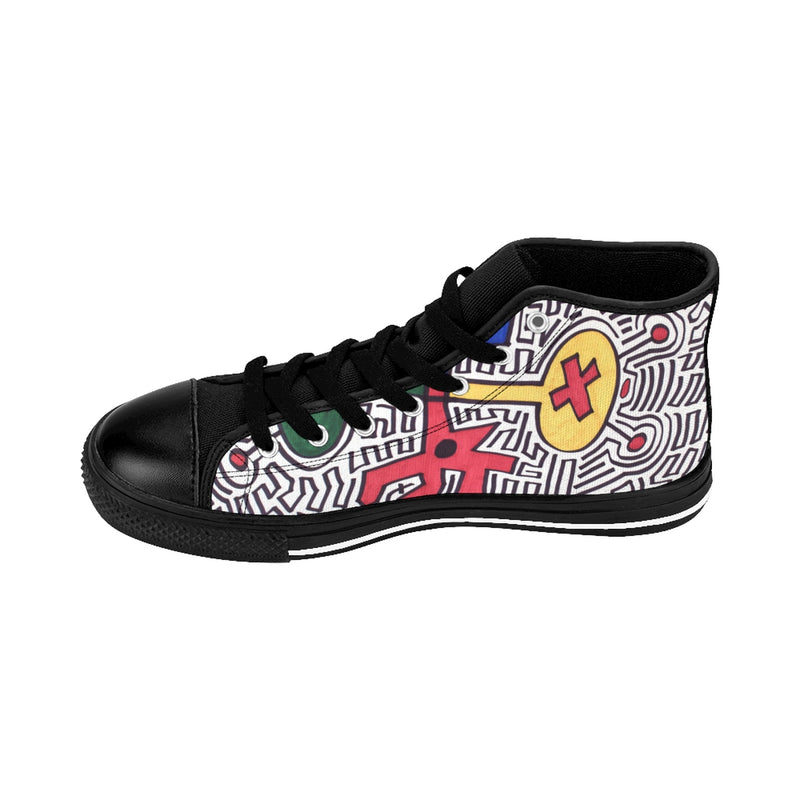 "Process" by Edward K. Weatherly - Men's High-Top Sneakers